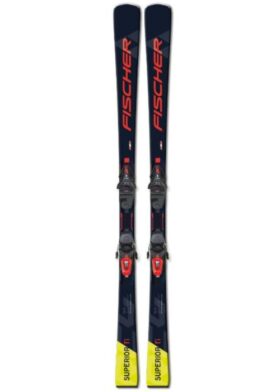 Set RC4 SUPERIOR TI M-TRACK + RS11 GW POWERRAIL BRAKE 78 [G] SOLID BLACK /ANTHRACITE Fischer