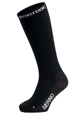 Čarape RACE MERINO PFI 50 BLACK BootDoc